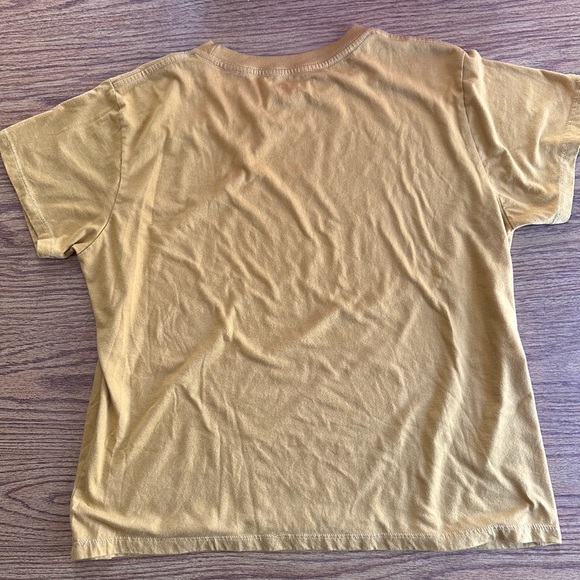 Cactus Print T-Shirt - Mustard - Picture 4 of 4